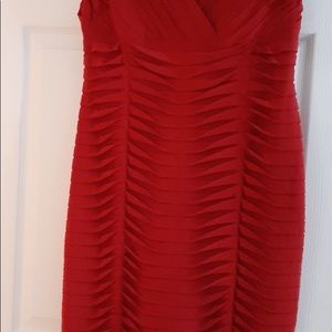Adriana Papell red dress women’s dress